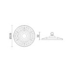 ΚΑΜΠΑΝΕΣ LED UFO 200W 6000K - Image 2