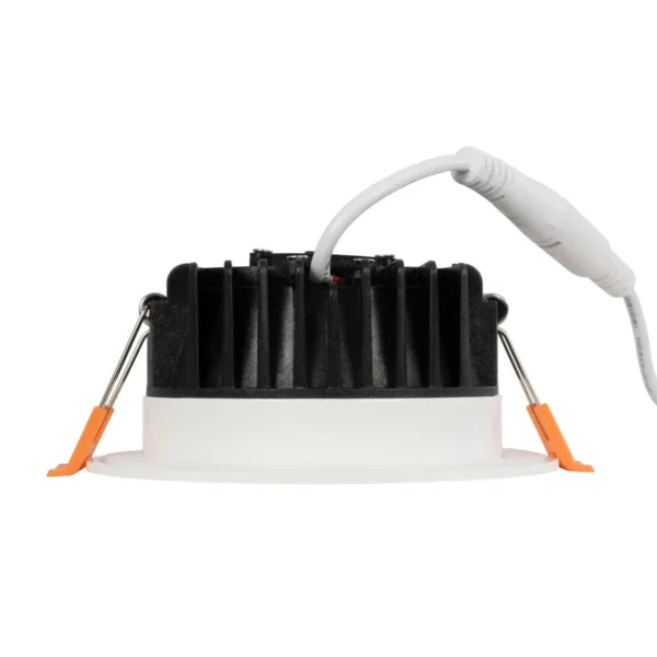 GLOBOSTAR® WATERA 60898 Χωνευτό Downlight Σποτ Panel LED 12W 1500lm 120° AC 220-240V Αδιάβροχο IP54 Ρυθμιζόμενο Λευκό CCT με Διακόπτη στο Σώμα 2700K/4500K/6000K Dimmable - Lumileds SMD Chip & TÜV SÜD Driver - Λευκό Ματ - Μ10.8 x Π10.8 x Υ3.2cm / Q9cm - 3 Χρόνια Εγγύηση - Image 3
