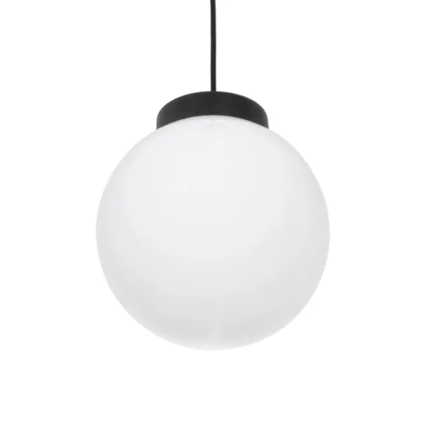 GLOBOSTAR® AGROS 61591 Κρεμαστό Φωτιστικό Οροφής Κήπου με Ντουί 1 x E27 AC 220-240V Αδιάβροχο IP65 - Λευκό & Μάυρο - Μ20 x Π20 x Υ22cm - Image 5