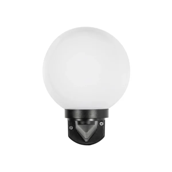 GLOBOSTAR® AGROS 61592 Φωτιστικό Τοίχου - Απλίκα Κήπου με Ντουί 1 x E27 AC 220-240V Αδιάβροχο IP65 - Λευκό & Μάυρο - Μ20 x Π20 x Υ30cm - Image 3