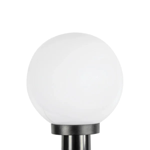 GLOBOSTAR® AGROS 61593 Φωτιστικό Κήπου / Καρφωτό με Ντουί 1 x E27 AC 220-240V Αδιάβροχο IP65 - Λευκό & Μάυρο - Μ20 x Π20 x Υ54cm - Image 4