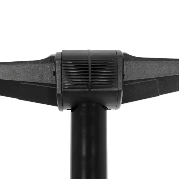 GLOBOSTAR® AGROS 61598 Φωτιστικό Κολωνάκι Κήπου με Ντουί 2 x E27 AC 220-240V Αδιάβροχο IP65 - Λευκό & Μάυρο - Μ75 x Π30 x Υ240cm - Image 5