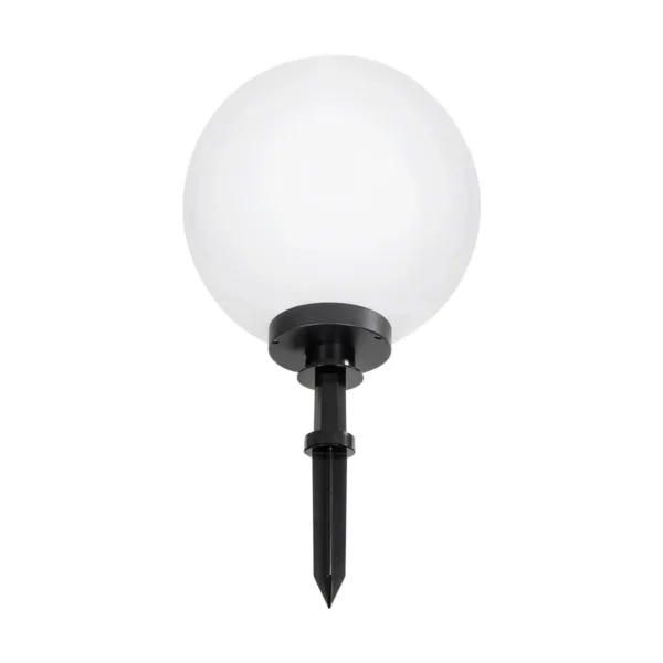 GLOBOSTAR® AGROS 61709 Φωτιστικό Κήπου / Καρφωτό με Ντουί 1 x E27 AC 220-240V Αδιάβροχο IP65 - Λευκό & Μάυρο - Μ40 x Π40 x Υ74cm - Image 4