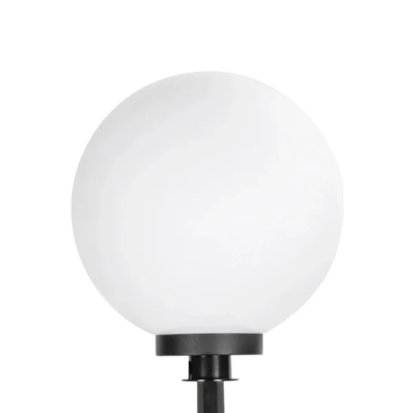 GLOBOSTAR® AGROS 61709 Φωτιστικό Κήπου / Καρφωτό με Ντουί 1 x E27 AC 220-240V Αδιάβροχο IP65 - Λευκό & Μάυρο - Μ40 x Π40 x Υ74cm - Image 5