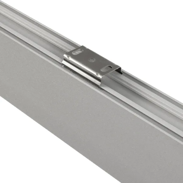 GLOBOSTAR® ALP-LINEAR LUMILINE 61765-3M Επιφανειακό / Κρεμαστό Προφίλ Αλουμινίου με Λευκό Γαλακτερό Πατητό Κάλυμμα για Ταινίες LED IP20 - Γκρι Ανθρακί Ματ - Μ300 x Π3.5 x Υ7cm - Image 5