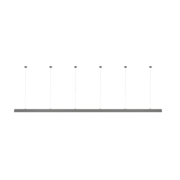 GLOBOSTAR® ALP-LINEAR LUMILINE 61765-3M Επιφανειακό / Κρεμαστό Προφίλ Αλουμινίου με Λευκό Γαλακτερό Πατητό Κάλυμμα για Ταινίες LED IP20 - Γκρι Ανθρακί Ματ - Μ300 x Π3.5 x Υ7cm - Image 8