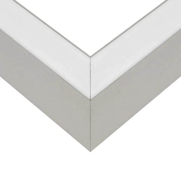 GLOBOSTAR® ALP-CORNER-SIDE90 LUMILINE 61768 Επιφανειακό / Κρεμαστό Προφίλ Αλουμινίου Γωνία με Λευκό Γαλακτερό Πατητό Κάλυμμα για Ταινίες LED IP20 - Γκρι Ανθρακί Ματ - Μ30 x Π3.5 x Υ7cm - Image 4