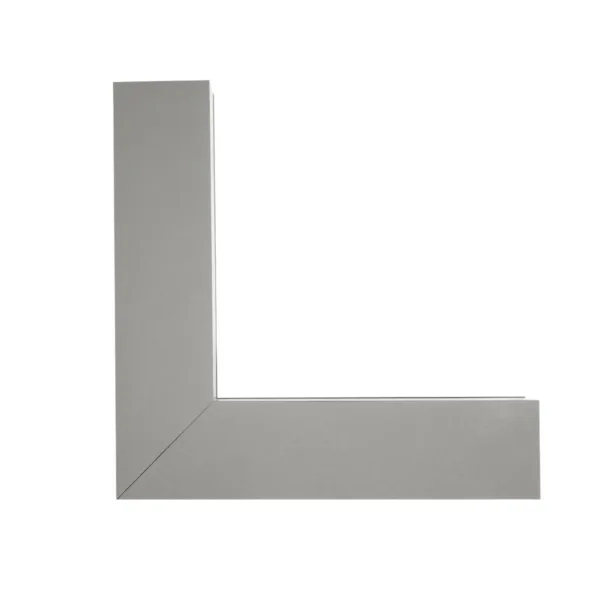 GLOBOSTAR® ALP-CORNER-IN90 LUMILINE 61771 Επιφανειακό / Κρεμαστό Προφίλ Αλουμινίου Γωνία με Λευκό Γαλακτερό Πατητό Κάλυμμα για Ταινίες LED IP20 - Γκρι Ανθρακί Ματ - Μ30 x Π3.5 x Υ7cm - Image 6