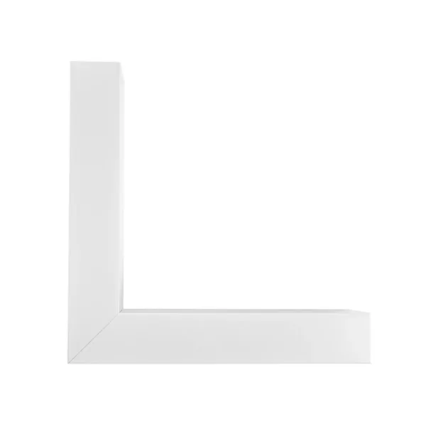 GLOBOSTAR® ALP-CORNER-SIDE90 BRIGHTRAIL 61777 Επιφανειακό / Κρεμαστό Προφίλ Αλουμινίου Γωνία με Λευκό Γαλακτερό Πατητό Κάλυμμα για Ταινίες LED IP20 - Λευκό Ματ - Μ30 x Π5 x Υ7.5cm - Image 7