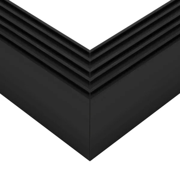 GLOBOSTAR® ALP-CORNER-SIDE90 BRIGHTRAIL 61778 Επιφανειακό / Κρεμαστό Προφίλ Αλουμινίου Γωνία με Λευκό Γαλακτερό Πατητό Κάλυμμα για Ταινίες LED IP20 - Μαύρο Ματ - Μ30 x Π5 x Υ7.5cm - Image 6