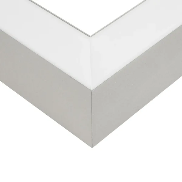 GLOBOSTAR® ALP-CORNER-SIDE90 BRIGHTRAIL 61779 Επιφανειακό / Κρεμαστό Προφίλ Αλουμινίου Γωνία με Λευκό Γαλακτερό Πατητό Κάλυμμα για Ταινίες LED IP20 - Γκρι Ανθρακί Ματ - Μ30 x Π5 x Υ7.5cm - Image 5