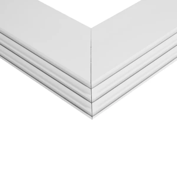 GLOBOSTAR® ALP-CORNER-IN90 BRIGHTRAIL 61780 Επιφανειακό / Κρεμαστό Προφίλ Αλουμινίου Γωνία με Λευκό Γαλακτερό Πατητό Κάλυμμα για Ταινίες LED IP20 - Λευκό Ματ - Μ30 x Π5 x Υ7.5cm - Image 5
