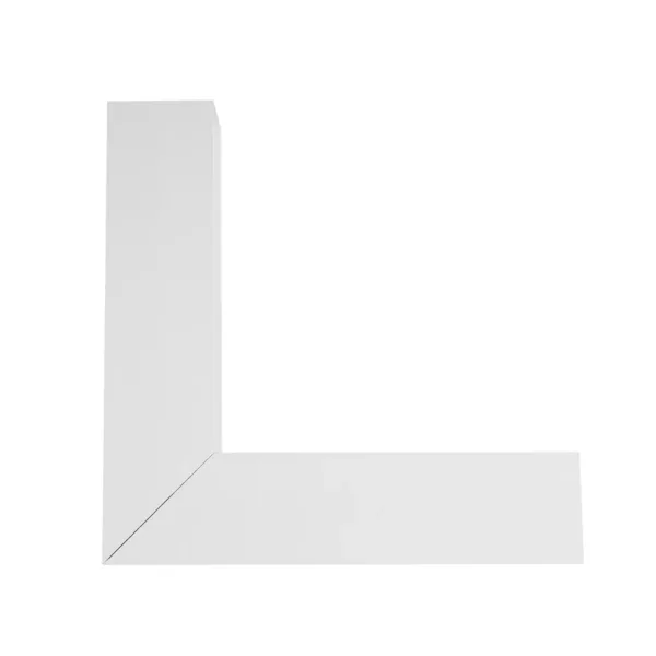 GLOBOSTAR® ALP-CORNER-IN90 BRIGHTRAIL 61780 Επιφανειακό / Κρεμαστό Προφίλ Αλουμινίου Γωνία με Λευκό Γαλακτερό Πατητό Κάλυμμα για Ταινίες LED IP20 - Λευκό Ματ - Μ30 x Π5 x Υ7.5cm - Image 6