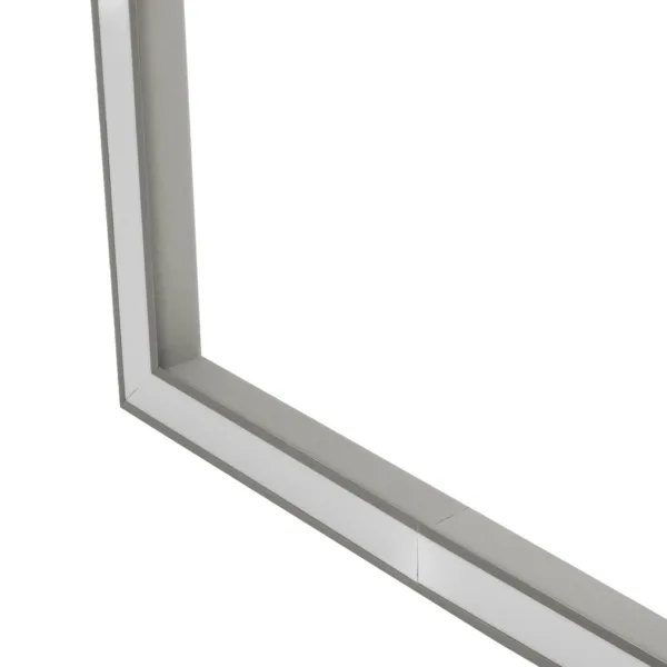 GLOBOSTAR® ALP-CORNER-SIDE90 RECESSA 61790 Χωνευτό Προφίλ Αλουμινίου Γωνία με Λευκό Γαλακτερό Πατητό Κάλυμμα για Ταινίες LED IP20 - Γκρι Ανθρακί Ματ - Μ30 x Π3.5 x Υ4cm - Image 4