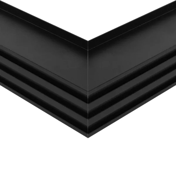 GLOBOSTAR® ALP-CORNER-IN90 RECESSA 61792 Χωνευτό Προφίλ Αλουμινίου Γωνία με Λευκό Γαλακτερό Πατητό Κάλυμμα για Ταινίες LED IP20 - Μαύρο Ματ - Μ30 x Π3.5 x Υ4cm - Image 5