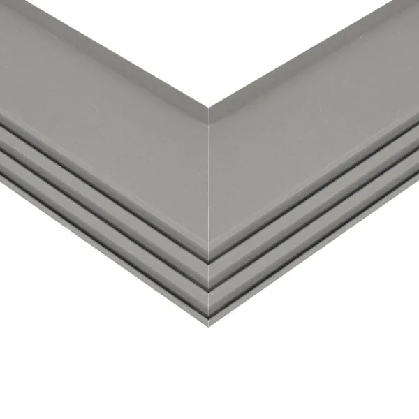 GLOBOSTAR® ALP-CORNER-IN90 RECESSA 61793 Χωνευτό Προφίλ Αλουμινίου Γωνία με Λευκό Γαλακτερό Πατητό Κάλυμμα για Ταινίες LED IP20 - Γκρι Ανθρακί Ματ - Μ30 x Π3.5 x Υ4cm - Image 5