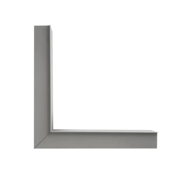 GLOBOSTAR® ALP-CORNER-IN90 RECESSA 61793 Χωνευτό Προφίλ Αλουμινίου Γωνία με Λευκό Γαλακτερό Πατητό Κάλυμμα για Ταινίες LED IP20 - Γκρι Ανθρακί Ματ - Μ30 x Π3.5 x Υ4cm - Image 6