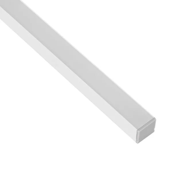 GLOBOSTAR® ALP-LINEAR GLOWTRACK 61796-3M Επιφανειακό Προφίλ Αλουμινίου με Λευκό Γαλακτερό Πατητό Κάλυμμα για Ταινίες LED IP20 - Λευκό Ματ - Μ30 x Π2 x Υ2cm - Πακέτο 5 Τεμαχίων - Image 3