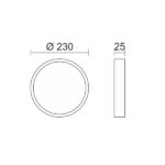 ΠΛΑΦΟΝΙΕΡΑ ΟΡΟΦΗΣ LED CCT 24W 3000K | 4000K | 6000K - Image 2