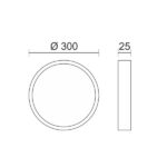 ΠΛΑΦΟΝΙΕΡΑ ΟΡΟΦΗΣ LED CCT 30W 3000K | 4000K | 6000K - Image 2