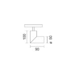 ΣΠΟΤ ΡΑΓΑΣ  ΜΑΓΝΗΤΙΚΟ 12W  3000Κ - Image 2