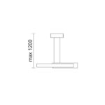 ΚΡΕΜΑΣΤΟ ΦΩΤΙΣΤΙΚΟ LED 24W 3000K - Image 2