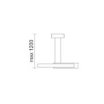 ΚΡΕΜΑΣΤΟ ΦΩΤΙΣΤΙΚΟ LED 24W 3000K - Image 2
