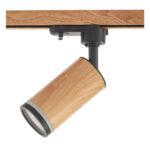 ΣΠΟΤ ΡΑΓΑΣ GU10 ΜΑΥΡΟ/ΞΥΛΟ ΜΟΝΟΦΑΣΙΚO