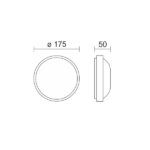 ΑΠΛΙΚΑ / ΠΛΑΦΟΝΙΕΡΑ ΣΕ 3 ΧΡΩΜΑΤΑ LED 12W CCT - Image 3