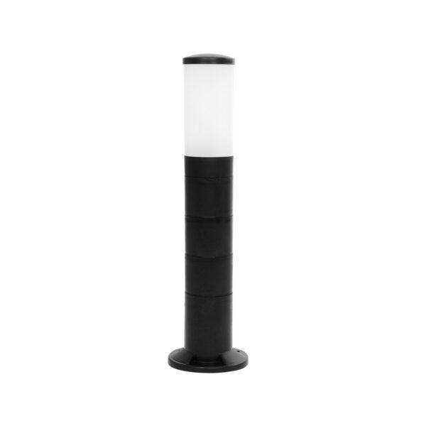GloboStar® GARDENIO 203-0251 Μοντέρνο Επιδαπέδιο Φωτιστικό Μονόφωτο 1 x E27 IP44 Μαύρο Πλαστικό Σώμα - Μ15 x Π15 x Υ56cm - Image 3