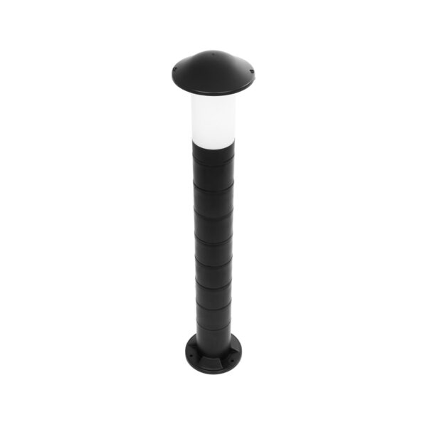 GloboStar® GARDENIO 203-0247 Μοντέρνο Επιδαπέδιο Φωτιστικό Φαναράκι Μονόφωτο 1 x E27 IP44 Μαύρο Πλαστικό Σώμα - Μ15 x Π15 x Υ85cm - Image 4