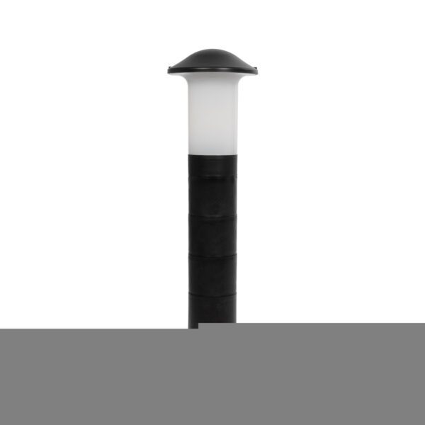 GloboStar® GARDENIO 203-0248 Μοντέρνο Επιδαπέδιο Φωτιστικό Μονόφωτο 1 x E27 IP44 Μαύρο Πλαστικό Σώμα - Μ15 x Π15 x Υ57cm - Image 3