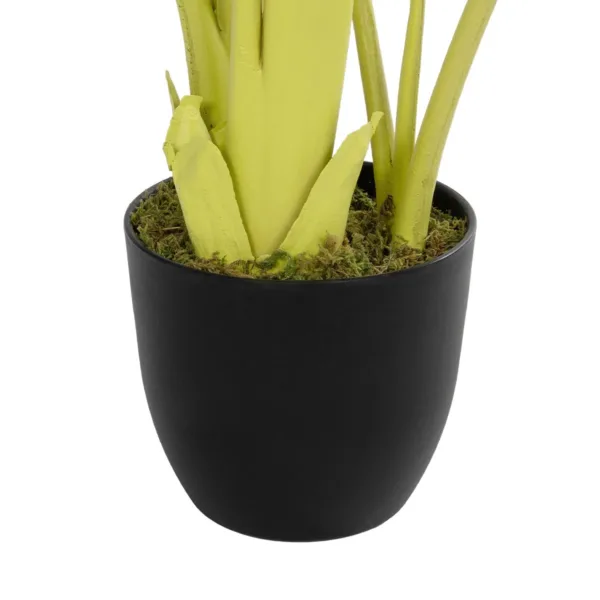 GloboStar® Artificial Garden YELLOW STRELITZIA 20367 Τεχνητό Διακοσμητικό Φυτό Κίτρινη Στερλίτσια Υ120cm - Image 3