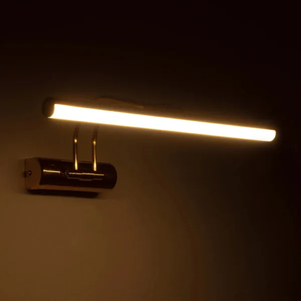 GloboStar® REFINE 203-0185 Φωτιστικό Τοίχου - Απλίκα LED 7W 640lm 120° AC 220-240V IP44 Θερμό Λευκό 2700K Χρυσό - Μ35 x Π25 x Υ9cm - 2 Xρόνια Εγγύηση - Image 2