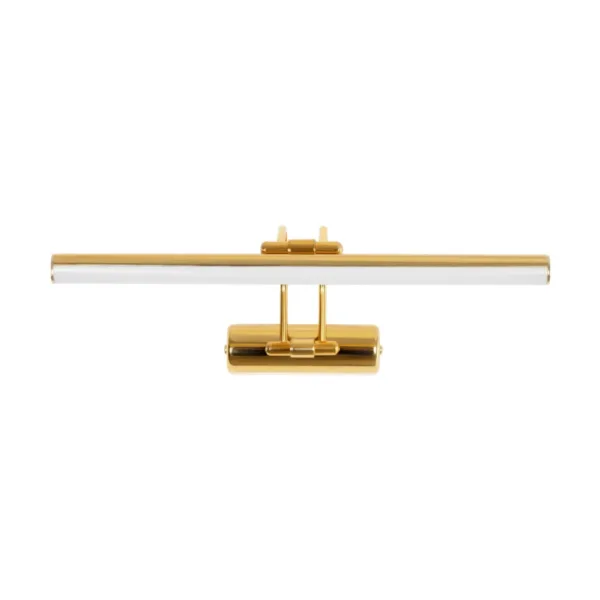 GloboStar® REFINE 203-0185 Φωτιστικό Τοίχου - Απλίκα LED 7W 640lm 120° AC 220-240V IP44 Θερμό Λευκό 2700K Χρυσό - Μ35 x Π25 x Υ9cm - 2 Xρόνια Εγγύηση - Image 3