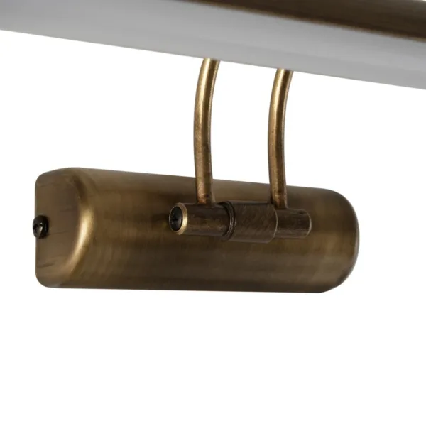 GloboStar® REFINE 203-0186 Φωτιστικό Τοίχου - Απλίκα LED 7W 640lm 120° AC 220-240V IP44 Θερμό Λευκό Μπρονζέ - Μ35 x Π25 x Υ9cm - 2 Xρόνια Εγγύηση - Image 5