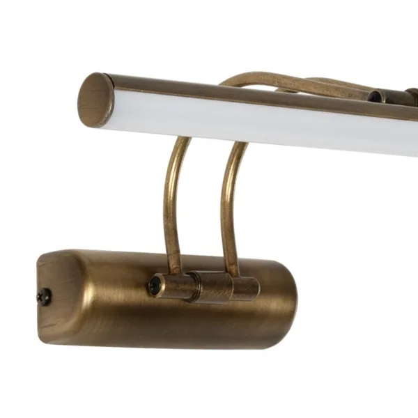 GloboStar® REFINE 203-0186 Φωτιστικό Τοίχου - Απλίκα LED 7W 640lm 120° AC 220-240V IP44 Θερμό Λευκό Μπρονζέ - Μ35 x Π25 x Υ9cm - 2 Xρόνια Εγγύηση - Image 6