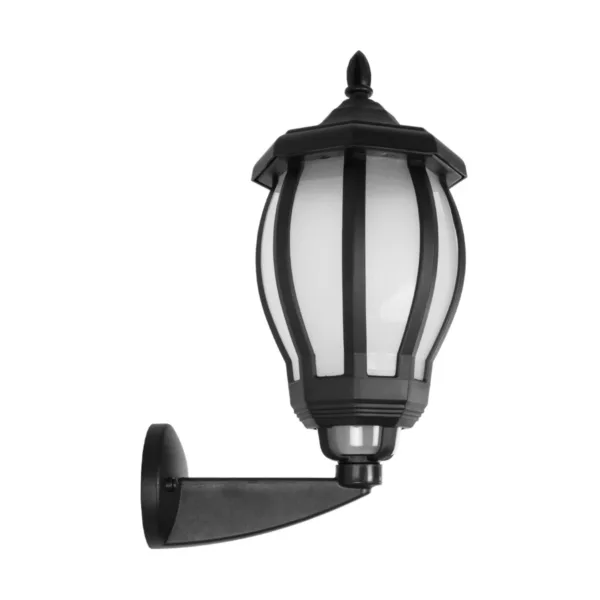 GloboStar® VERDI 203-0229 Vintage Επιτοίχιο Φωτιστικό Φαναράκι Μονόφωτο 1 x E27 IP44 Μαύρο Πλαστικό Σώμα - Μ23 x Π17 x Υ40cm - Image 4