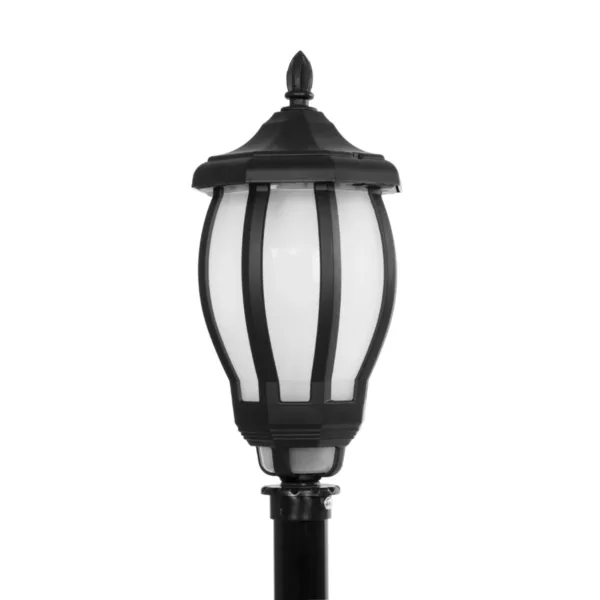 GloboStar® VERDI 203-0230 Vintage Επιδαπέδιο Φωτιστικό Φαναράκι Μονόφωτο 1 x E27 IP44 Μαύρο Πλαστικό Σώμα - Μ17 x Π17 x Υ104.5cm - Image 5