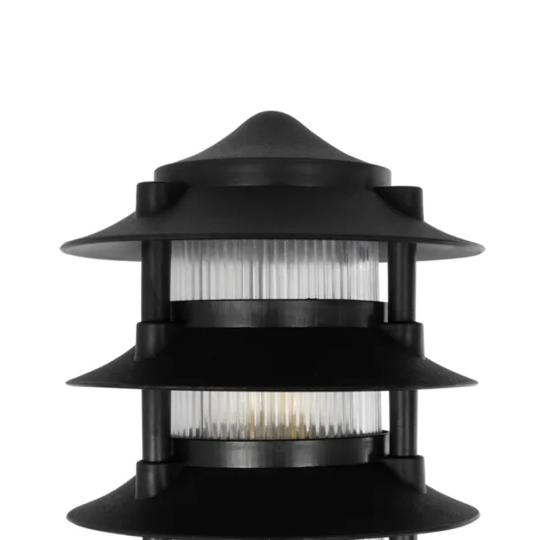 GloboStar® LANTERNA 203-0244 Μοντέρνο Επιτοίχιο Φωτιστικό Φαναράκι Μονόφωτο 1 x E27 IP44 Μαύρο Πλαστικό Σώμα - Μ24 x Π16 x Υ27.5cm - Image 6