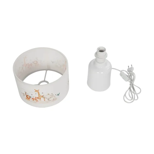 GloboStar® GIRAFFE 204-0026 Παιδικό Eπιτραπέζιο Φωτιστικό Φιγούρα Μονόφωτο 1 x E27 IP20 Λευκό Ύφασμα - Μ24 x Π24 x Υ32cm - Image 7