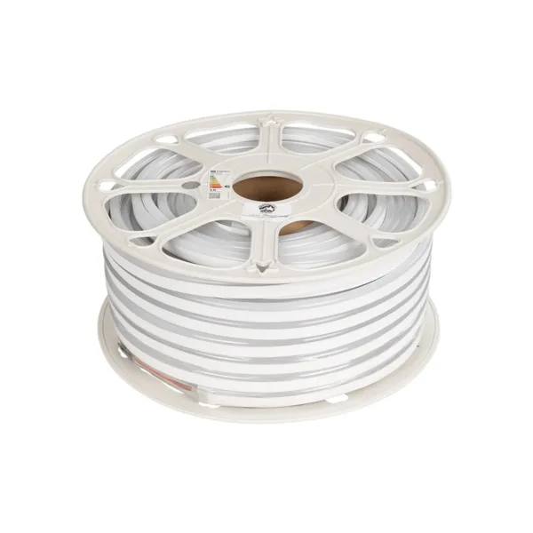 GloboStar® 70568 OVALE 120° Degree Neon Flex Epistar LED SMD 5050 1m 18W/m 60LED/m 1818lm/m 120° DC 24V Αδιάβροχη IP68 RGB Dimmable - Image 2