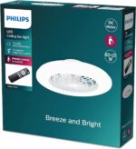 Ανεμιστήρας οροφής Philips Amigo Flat Fan Ceiling IR RD 25W+60W WH