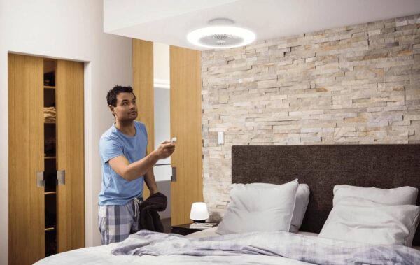 Ανεμιστήρας οροφής Philips Amigo Flat Fan Ceiling IR RD 25W+60W SP ΓΚΡΙ - Image 6
