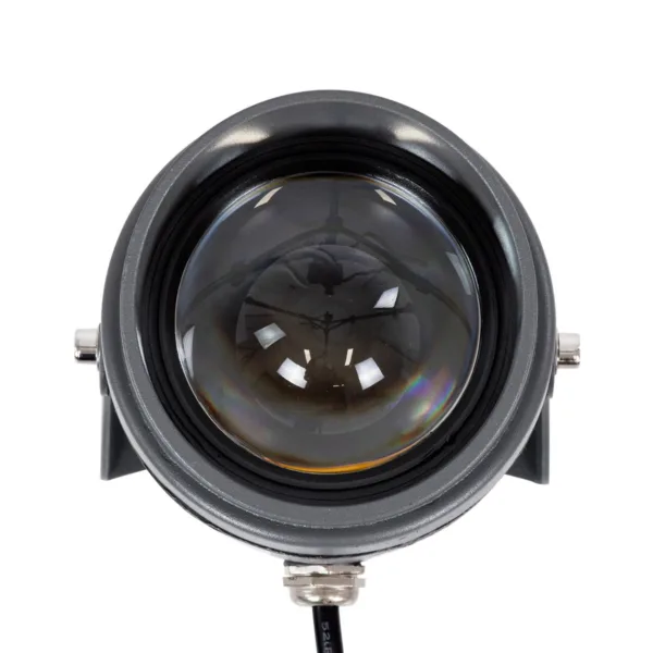 GloboStar® SPOT-XENIA 90632 Σποτ Φωτισμου Wall Washer LED 16W 1440lm 3° DC 24V Αδιάβροχο IP65 Φ9 x Υ12cm Θερμό Λευκό 3000K - Σφυρήλατο Γκρι - 3 Years Warranty - Image 3