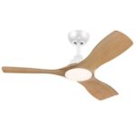 Philips Ανεμιστήρας οροφής Olas 42' 30W+24W DC MOTOR, Λευκός - Ξύλο