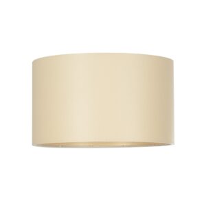 GloboStar® CILIO 203-0154 Μοντέρνο Φωτιστικό Οροφής Καπέλο Μονόφωτο 1 x E27 IP20 Μπεζ Ύφασμα - Μ38 x Π38 x Υ21cm