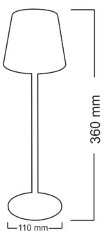 LED ΠΟΡΤΑΤΙΦ PC ΕΠΑΝΑΦΟΡΤΙΖΟΜΕΝΟ CCT 3W USB 5VDC ΚΑΦΕ - 5-066 - Image 2