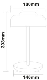 LED ΠΟΡΤΑΤΙΦ PC ΕΠΑΝΑΦΟΡΤΙΖΟMENO 3W 5DVC 3000K ΛΕΥΚΟ - 5-050 - Image 2