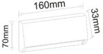 LED ΦΩΤΙΣ.PC ΕΠΙΤΟΙΧΟ ΕΜΜΕΣΟΥ ΚΥΡΤΟ ΟΡΘΟΓΩΝΙΟ 3W CCT IP65 ΛΕΥΚΟ - 3-97708 - Image 2